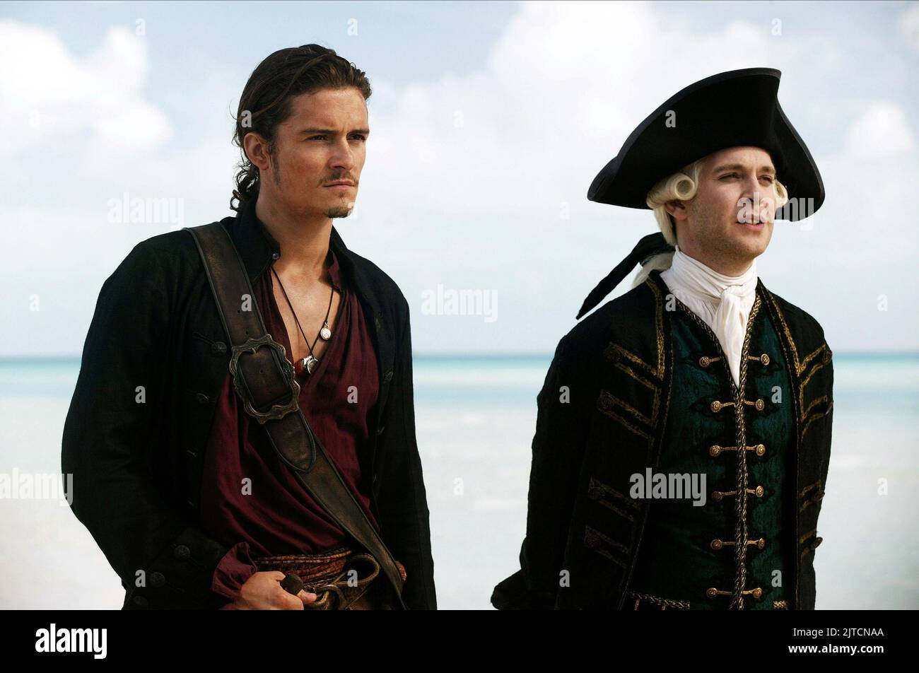 ORLANDO BLOOM, TOM HOLLANDER, PIRATES OF THE CARIBBEAN : AT WORLD'S END, 2007 Banque D'Images