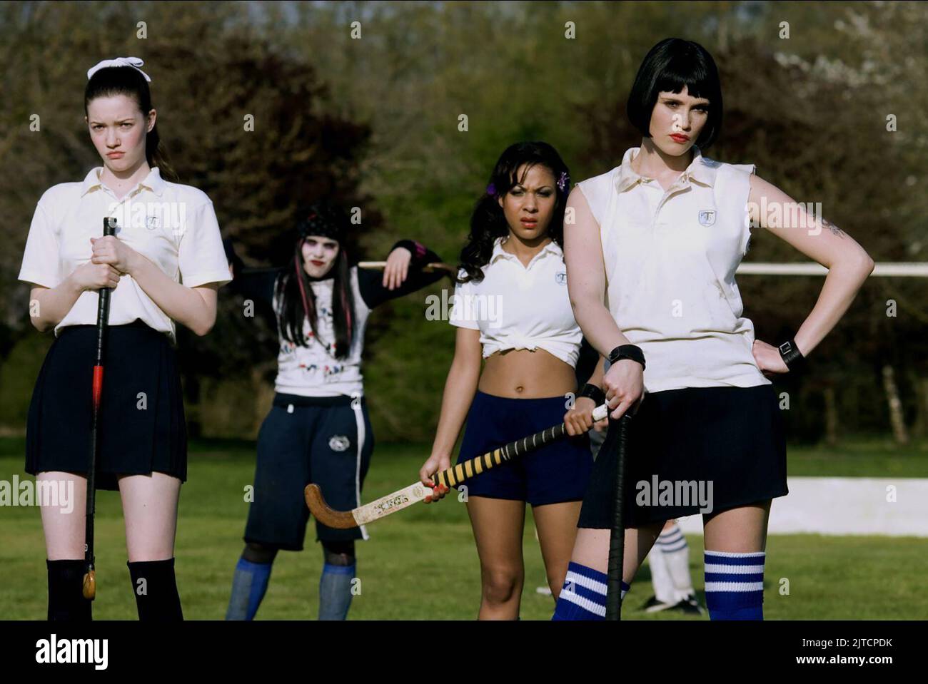 TALULAH RILEY, Paloma Faith, KATHRYN DRYSDALE, GEMMA ARTERTON, ST. TRINIAN'S, 2007 Banque D'Images