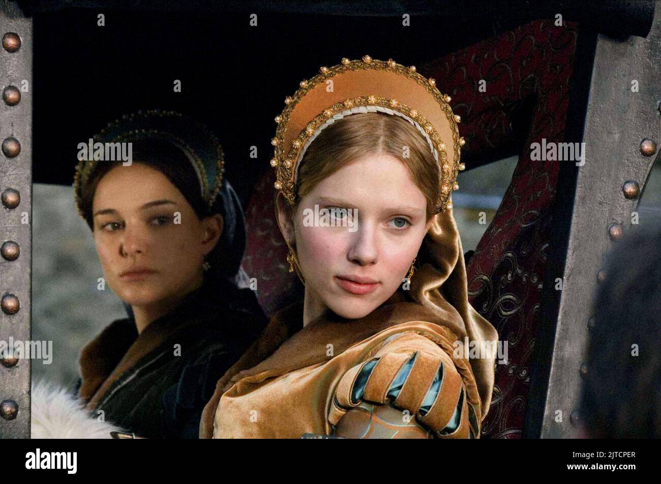 NATALIE PORTMAN, Scarlett Johansson, l'autre fille de Boleyn, 2007 Banque D'Images