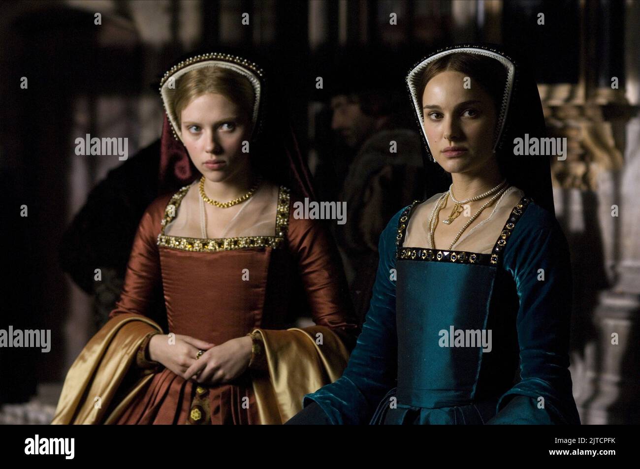 SCARLETT JOHANSSON, Natalie Portman, l'autre fille de Boleyn, 2007 Banque D'Images