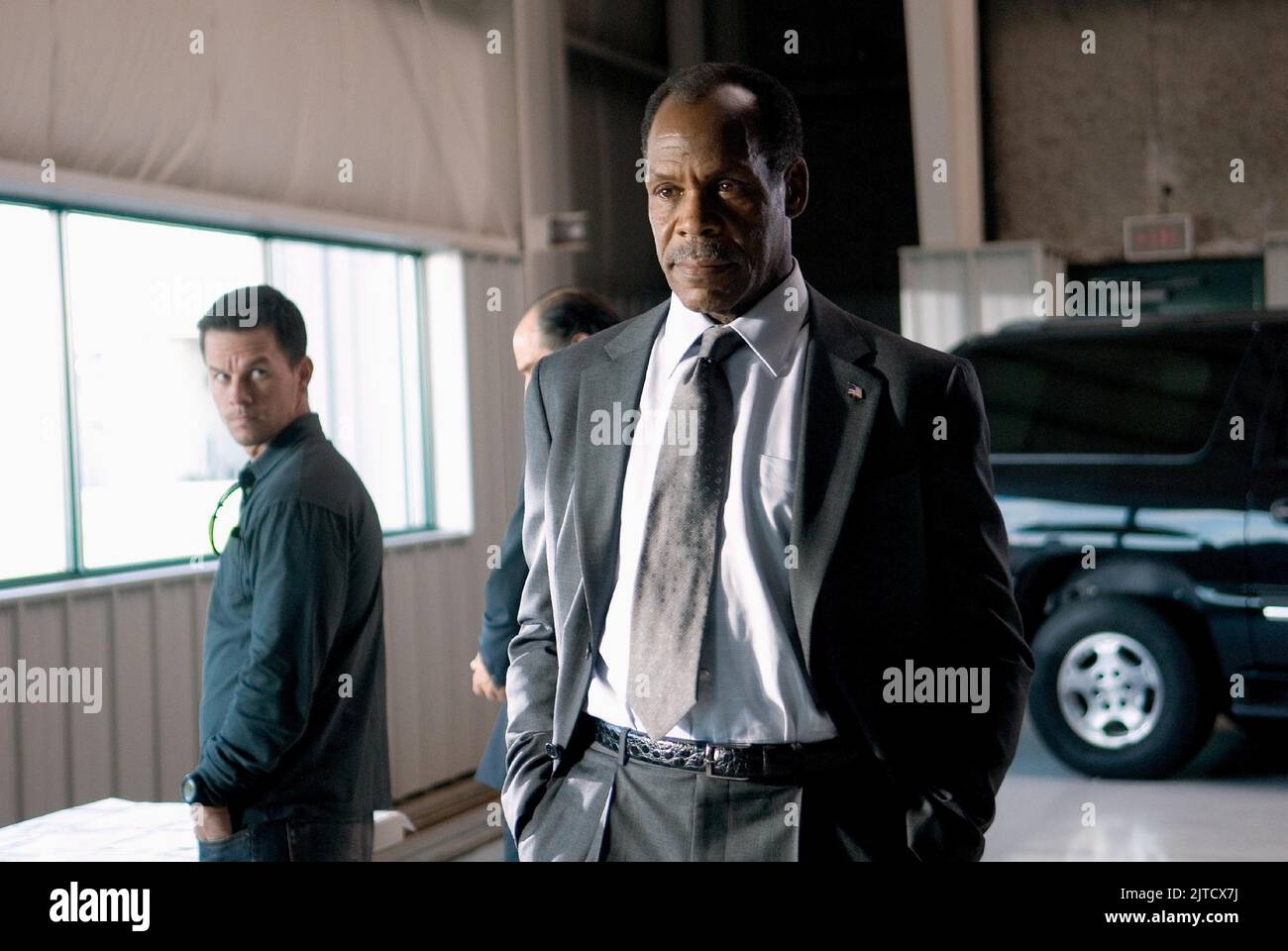 MARK WAHLBERG, Danny Glover, shooter, 2007 Banque D'Images