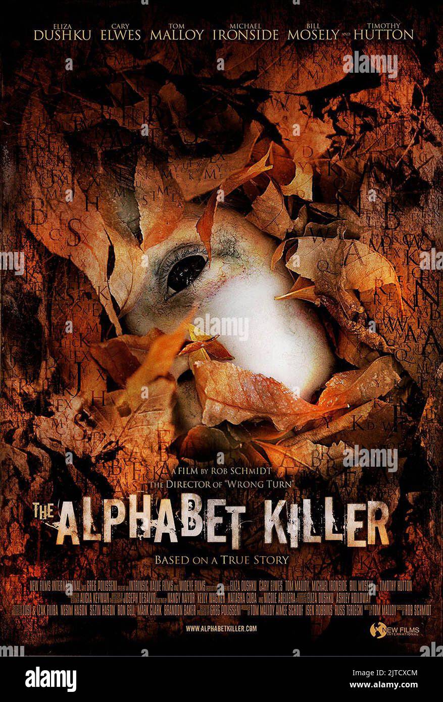 POSTER DE FILM, L'ALPHABET TUEUR, 2007 Banque D'Images