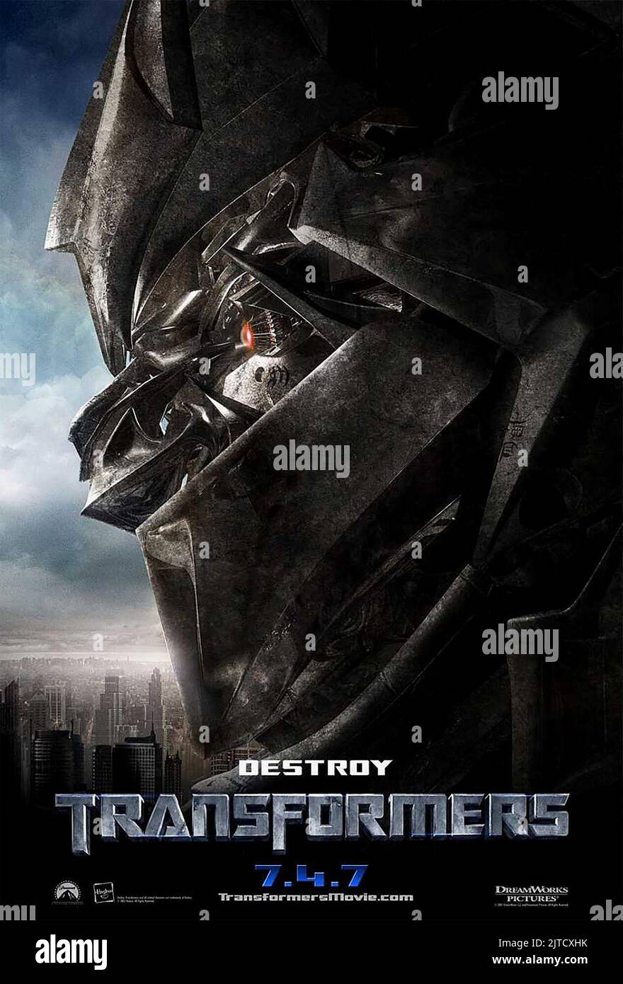 L'affiche de film, transformateurs, 2007 Banque D'Images