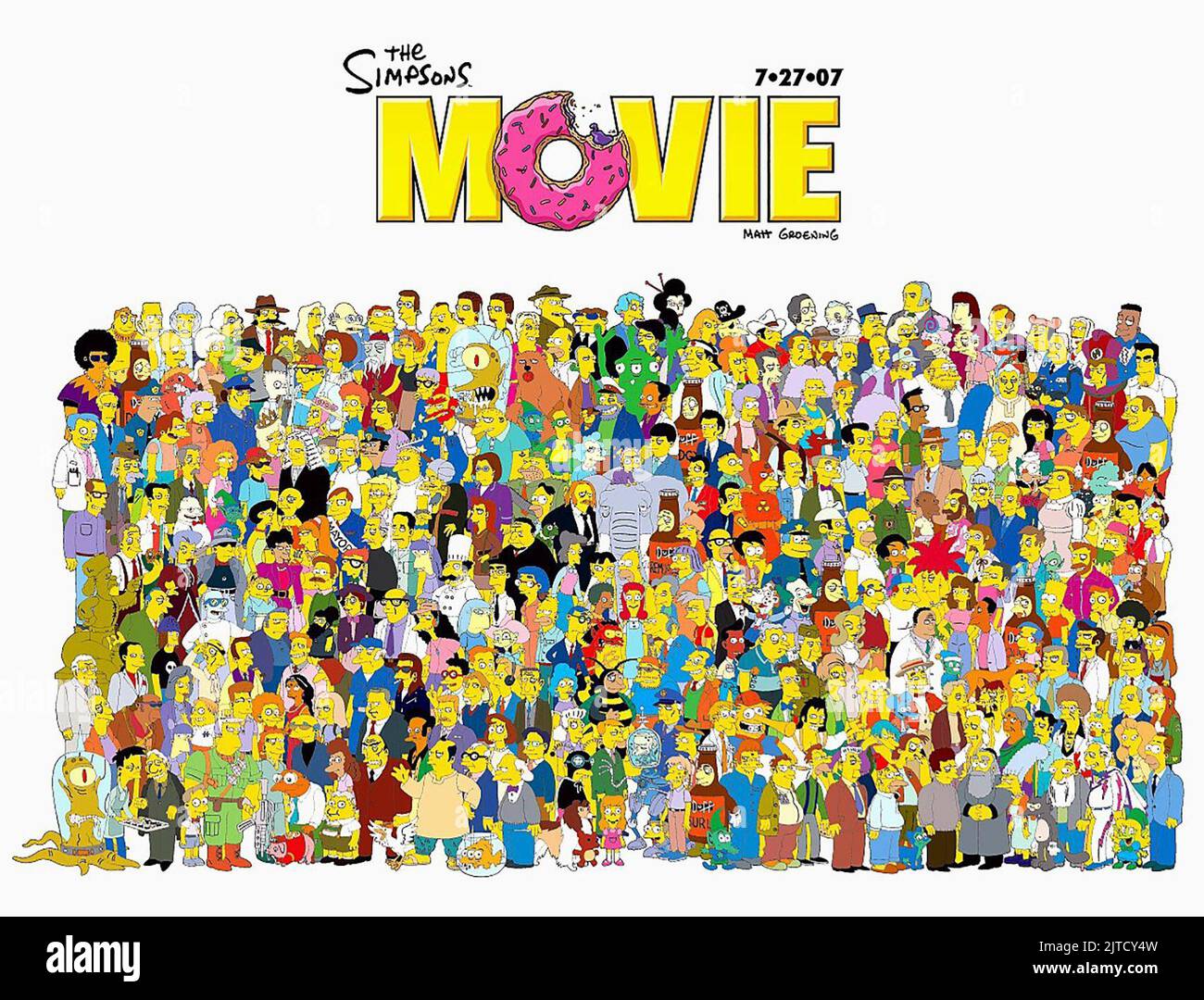 Affiche des personnages des simpsons Banque de photographies et d’images à haute résolution Alamy
