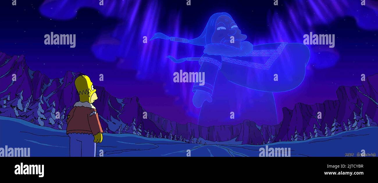 HOMER SIMPSON, Les Simpson - Le film, 2007 Banque D'Images