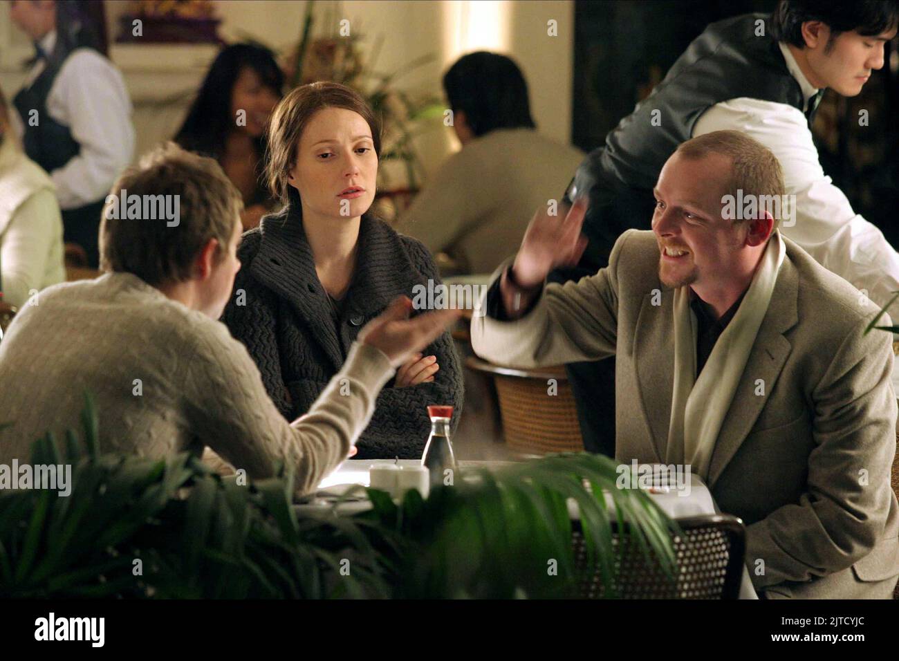 MARTIN FREEMAN, Gwyneth Paltrow, Simon Pegg, LA BONNE NUIT, 2007 Banque D'Images