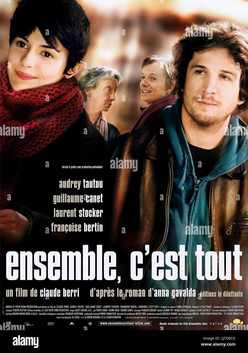 AUDREY TAUTOU, Françoise BERTIN, LAURENT STOCKER, Guillaume Canet, l'AFFICHE DE LA CHASSE ET DE LA CUEILLETTE, 2007 Banque D'Images