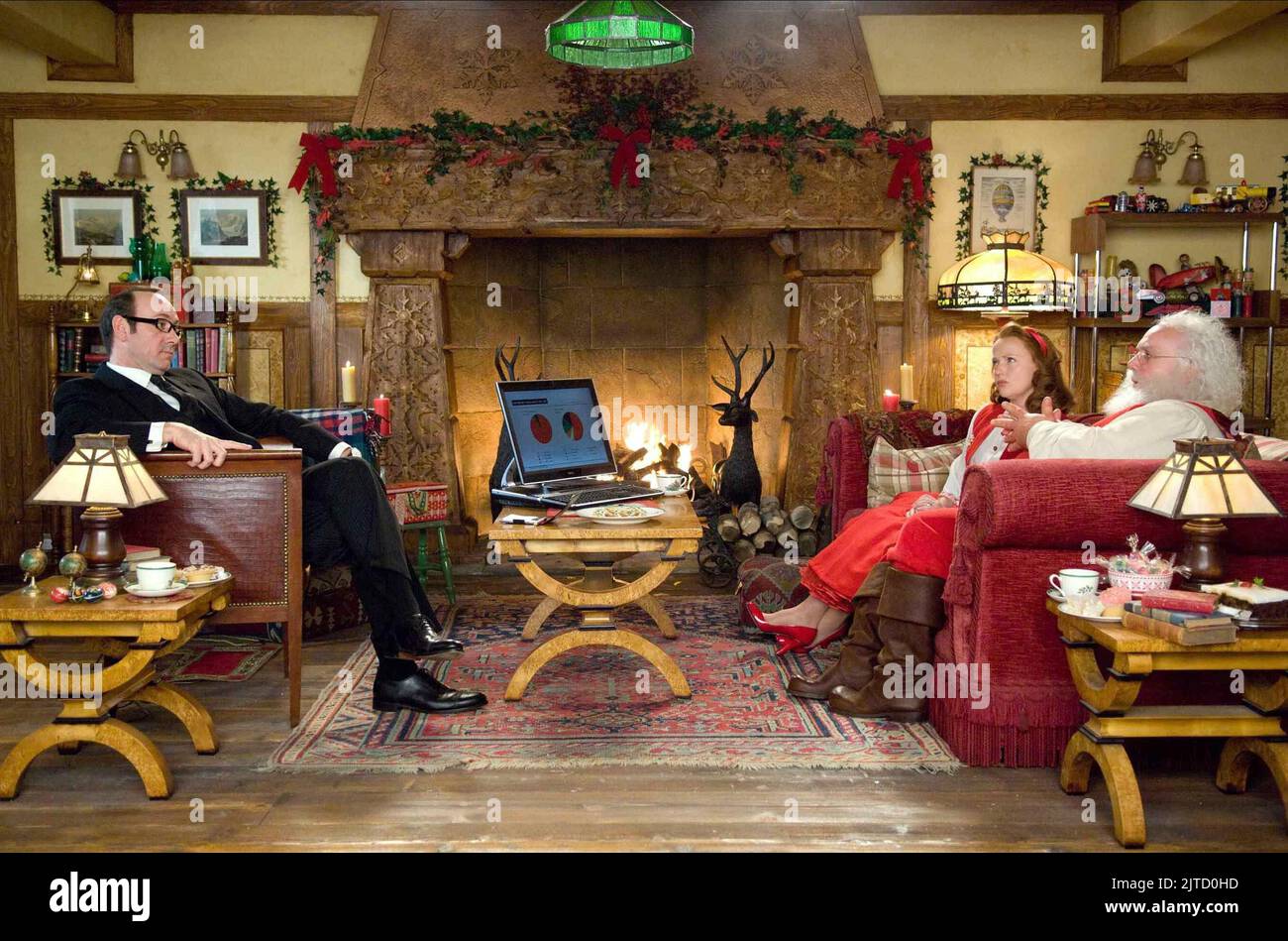 KEVIN Spacey, Miranda Richardson, Paul Giamatti, FRED CLAUS, 2007 Banque D'Images