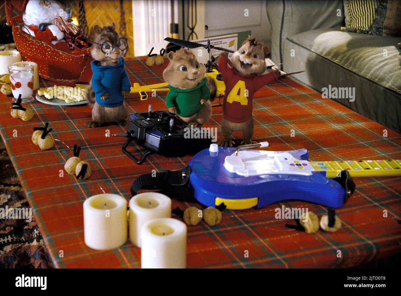 SIMON, Theodore, Alvin, Alvin et les Chipmunks, 2007 Banque D'Images