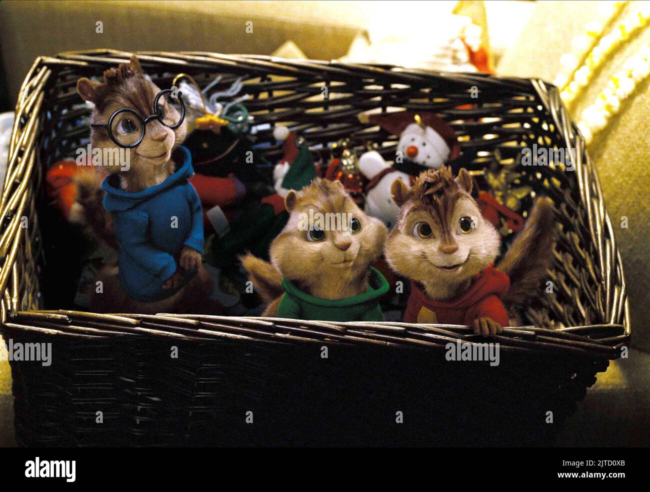 SIMON, Theodore, Alvin, Alvin et les Chipmunks, 2007 Banque D'Images