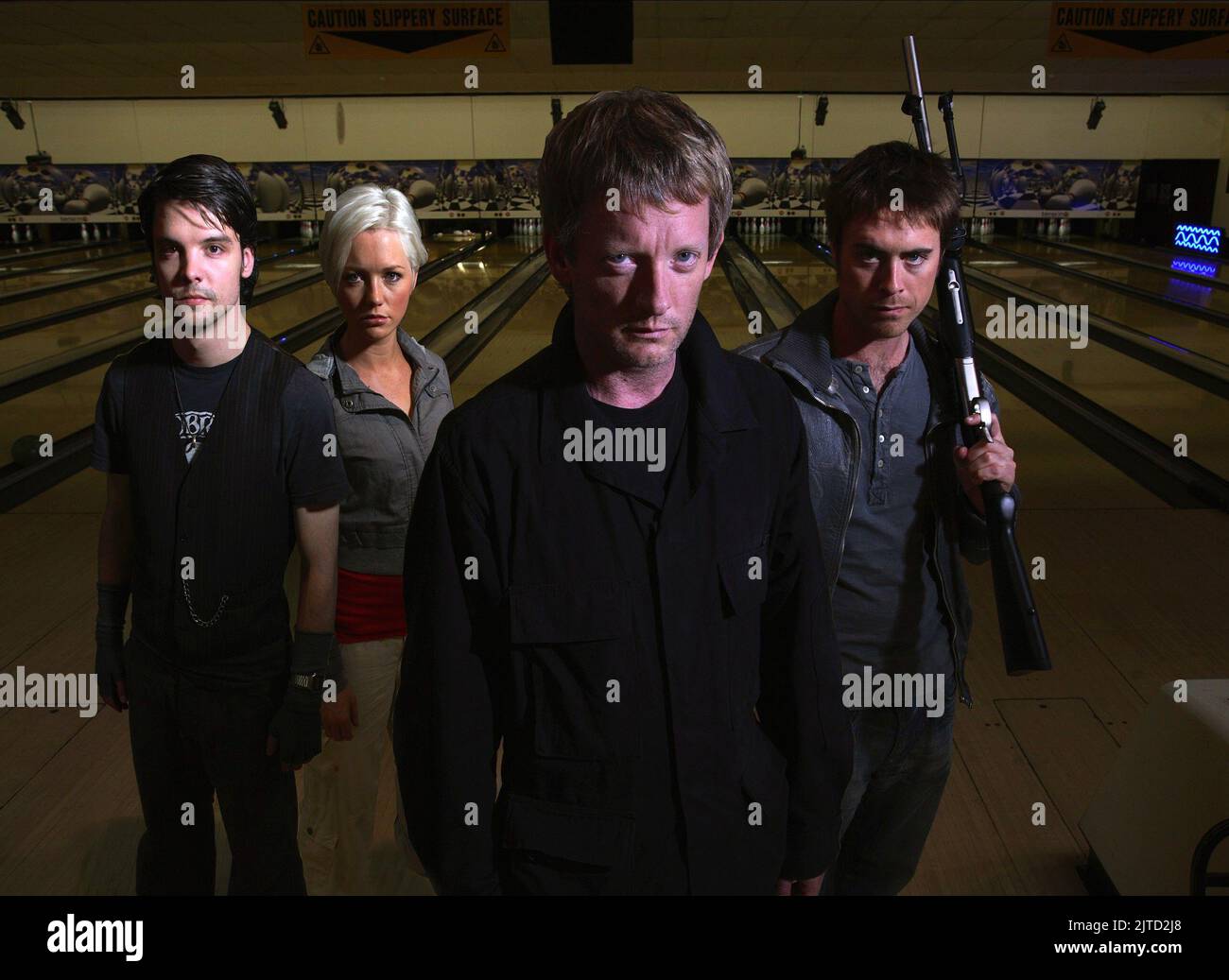 POTTS,SPEARRITT,HENSHALL,MURRAY, PRIMEVAL, 2007 Banque D'Images