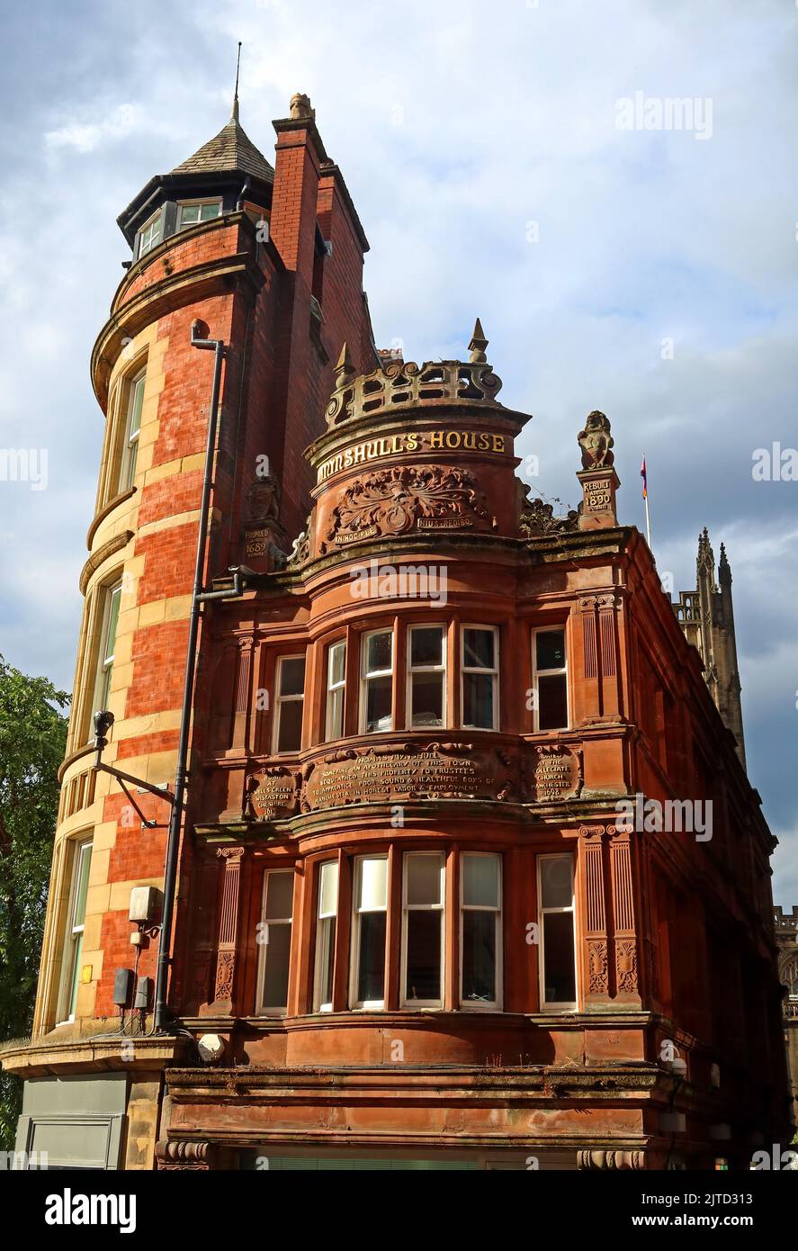 1890 - Minshulls House, Cateaton Street, Manchester (bâtiment classé), Angleterre, Royaume-Uni Banque D'Images