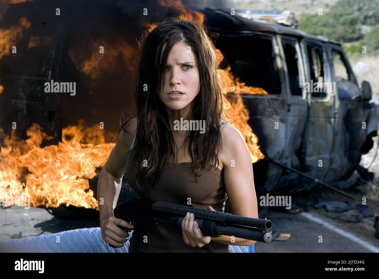 SOPHIA BUSH, l'HITCHER, 2007 Banque D'Images