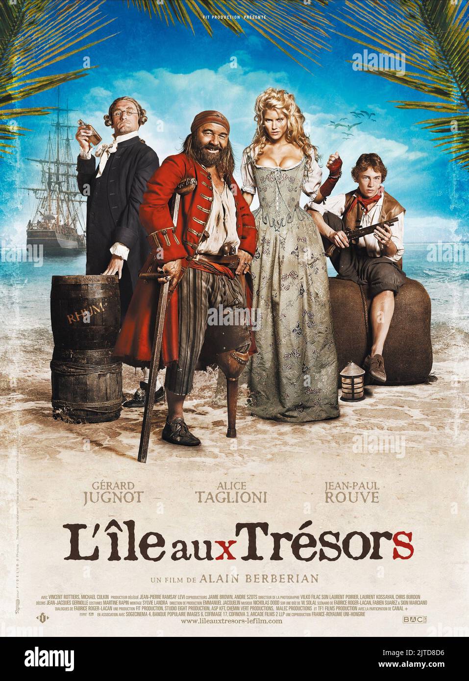 ROUVE,JUGNOT,TAGLIONI,AFFICHE, TREASURED ISLAND, 2007 Banque D'Images