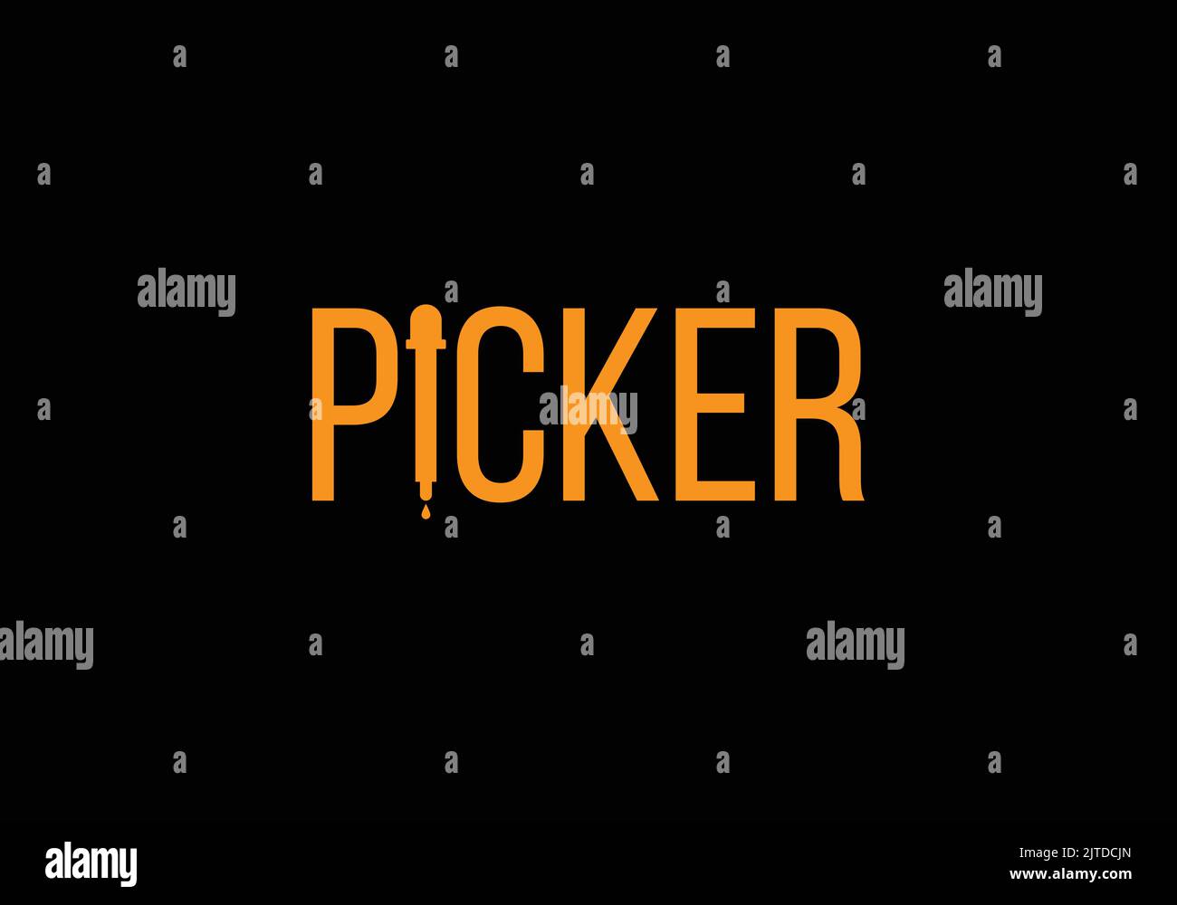 MODÈLE de logo Selecter DE SÉLECTEUR Illustration de Vecteur