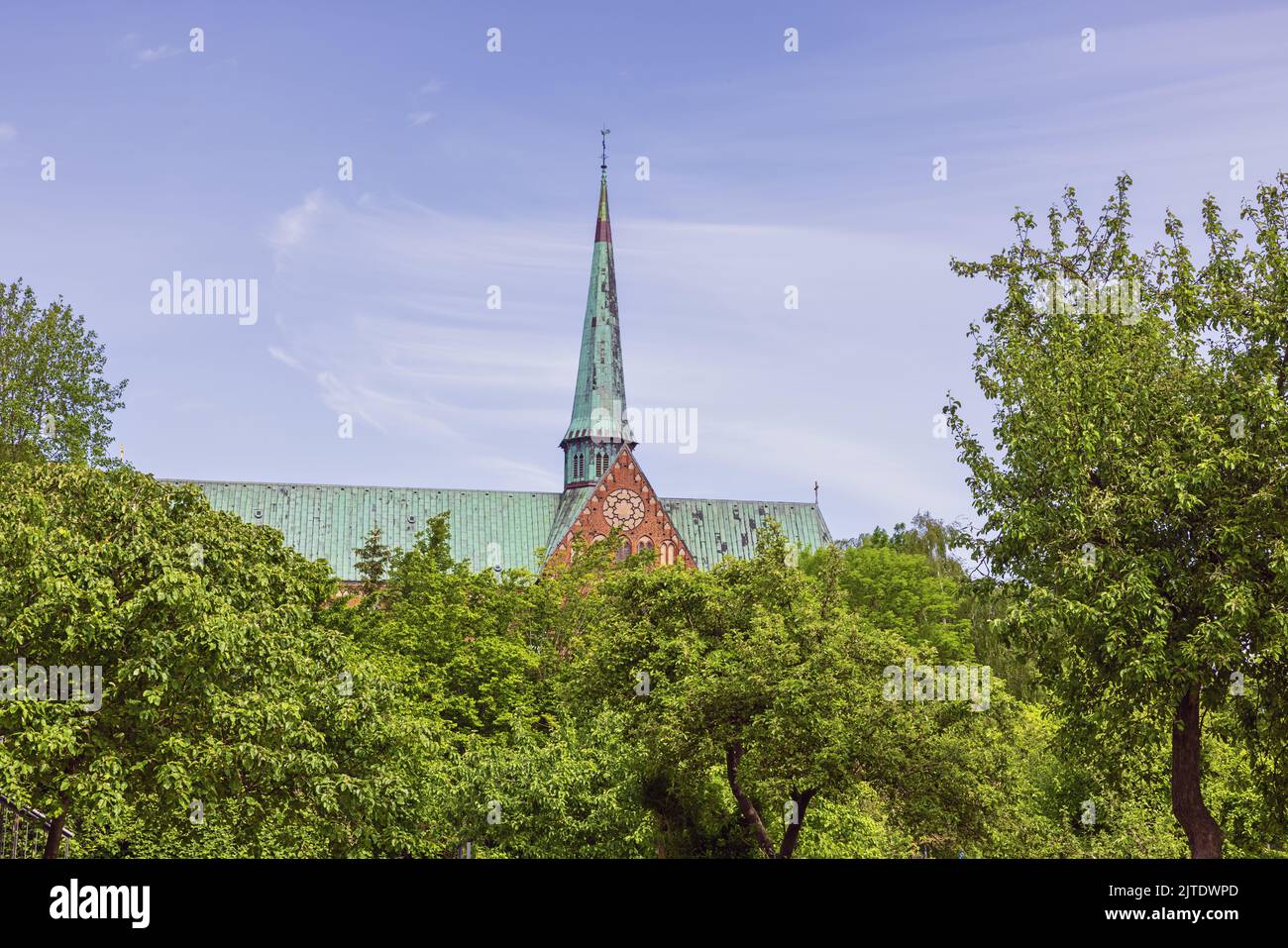 Clocher de la cathédrale de Doberan près de Rostock Banque D'Images