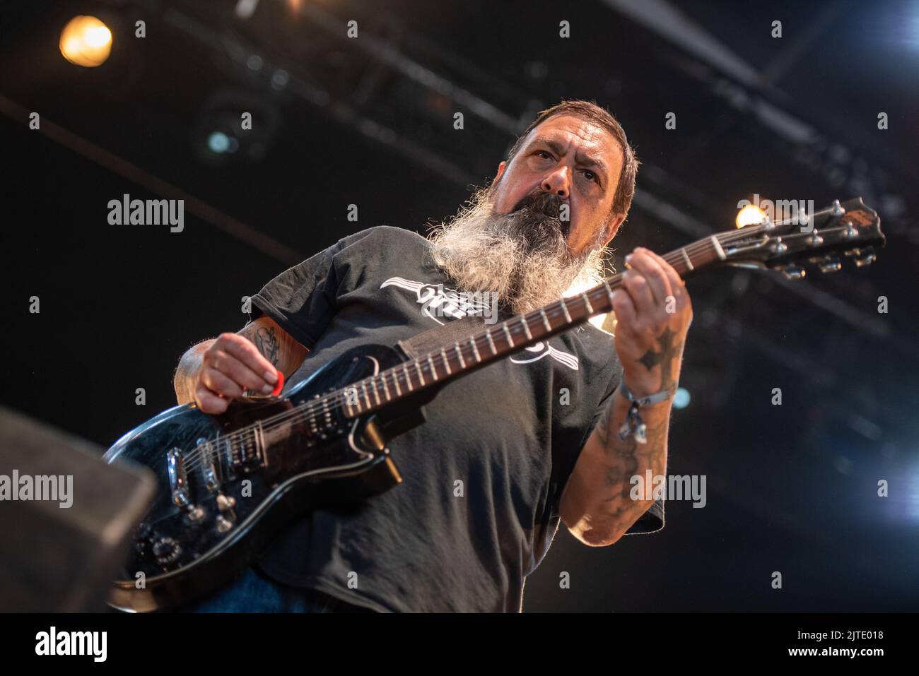 26 juin 2022 : spectacle d'Eyehategod au festival en plein air Hellfest Banque D'Images