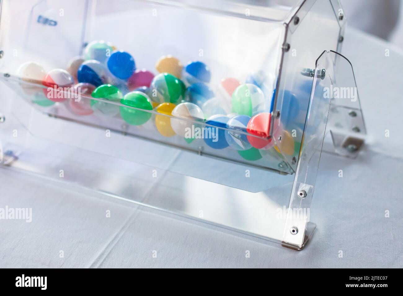 Boules De Tirage Au Sort En Plastique - Lot De 25 Boules Creuses Pour Bingo, Tombola Ou Jeux De Société - Couleur Orange