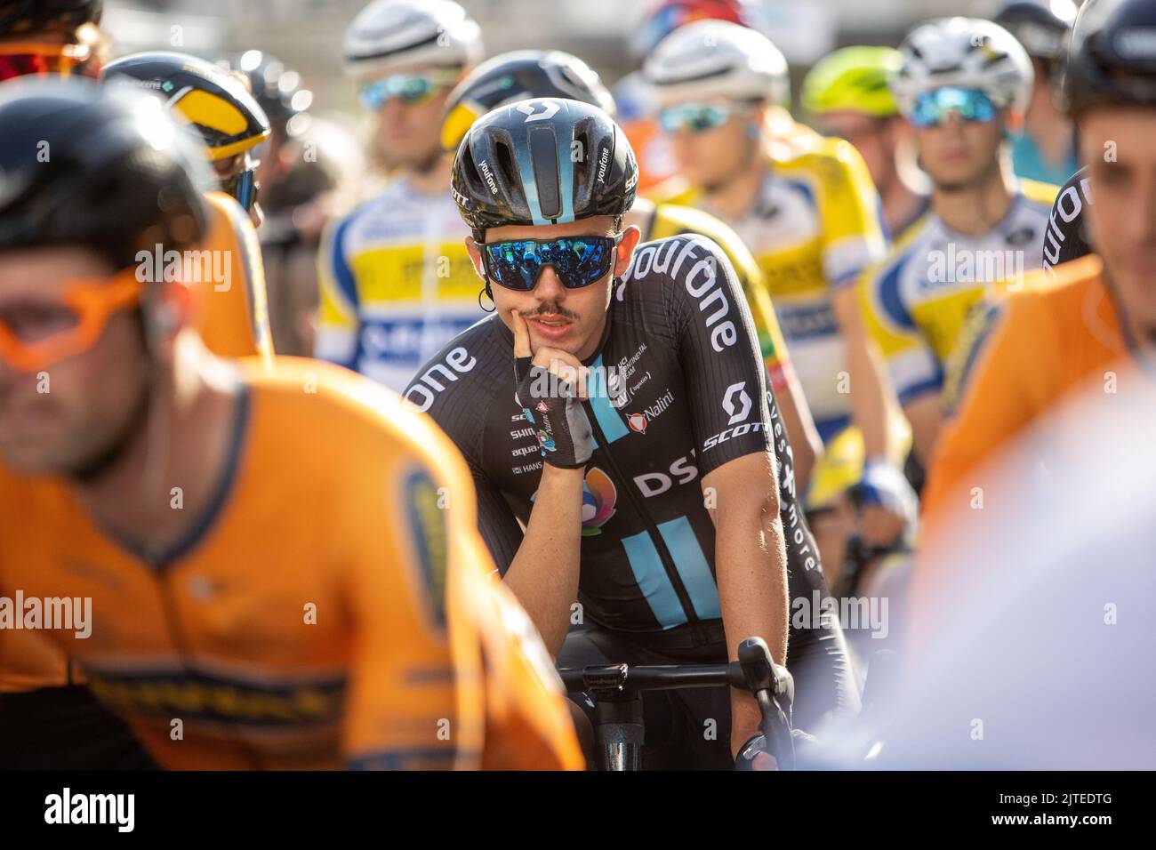 KAPELLE PAYS-BAS - 8 juin: Patrick Eddy (équipe DSM) d'Australie pendant la phase 1, KAPELLE - KAPELLE 101 KM, de la TOURNÉE ZLM sur 8 juin 2022 en K Banque D'Images