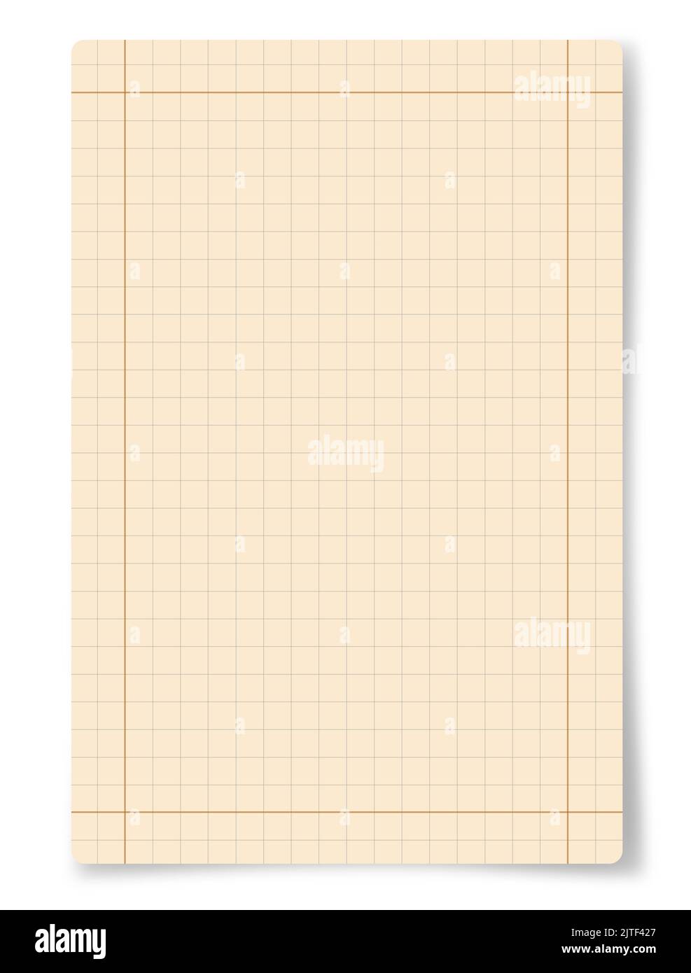 Arrière-plan de feuille de papier au carré jaune Banque D'Images