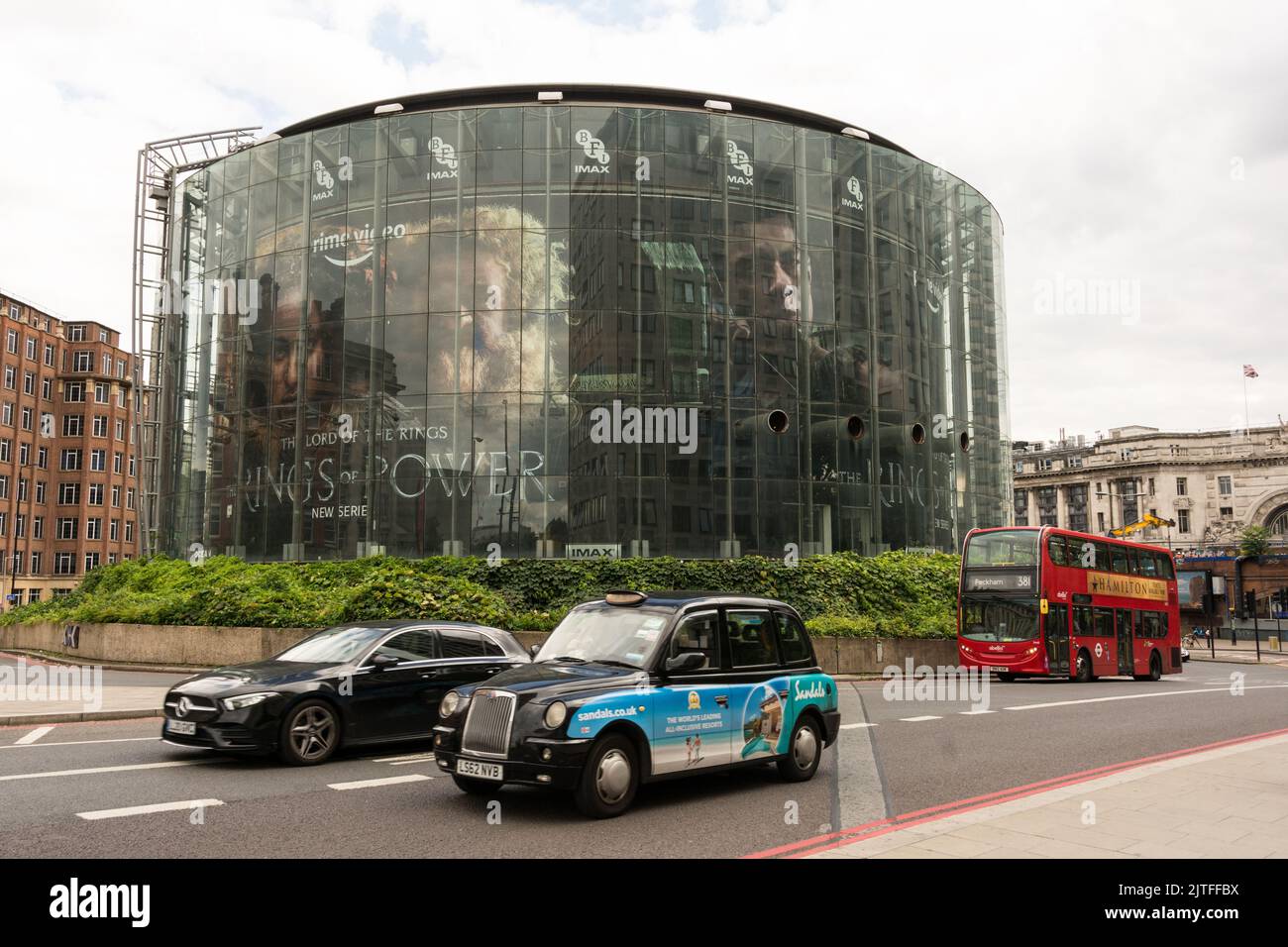 Cinéma IMAX sur Southbank à Londres, Waterloo, Lambeth, Londres, Angleterre, ROYAUME-UNI Banque D'Images