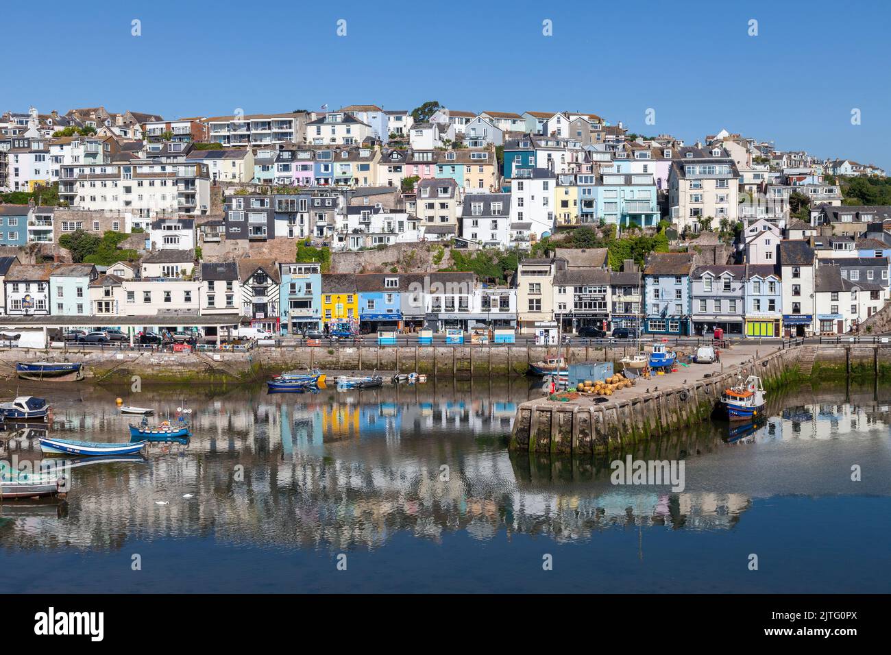 Port de Brixham à Devon. Banque D'Images