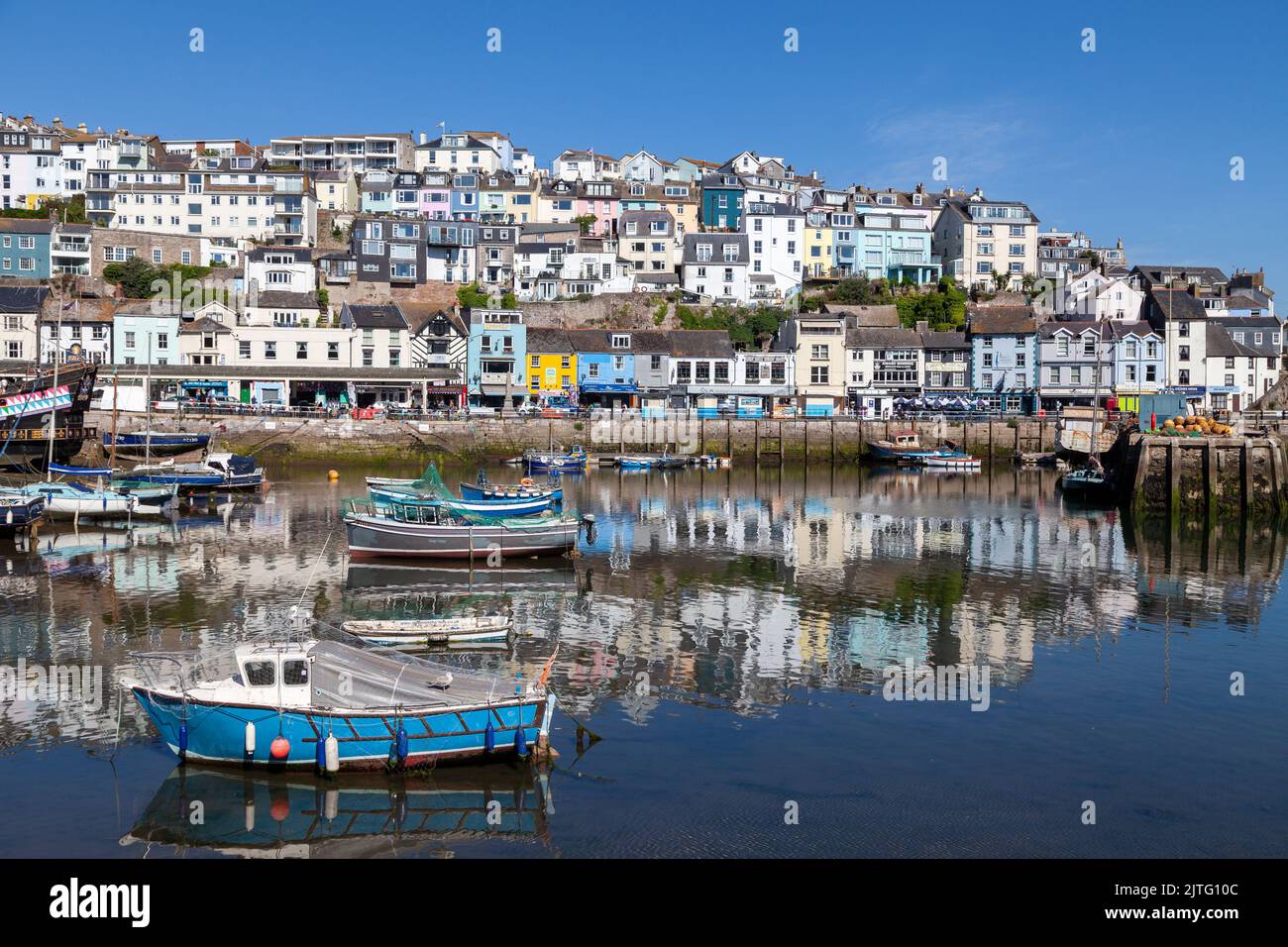 Port de Brixham à Devon. Banque D'Images