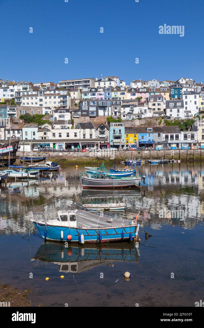 Port de Brixham à Devon. Banque D'Images