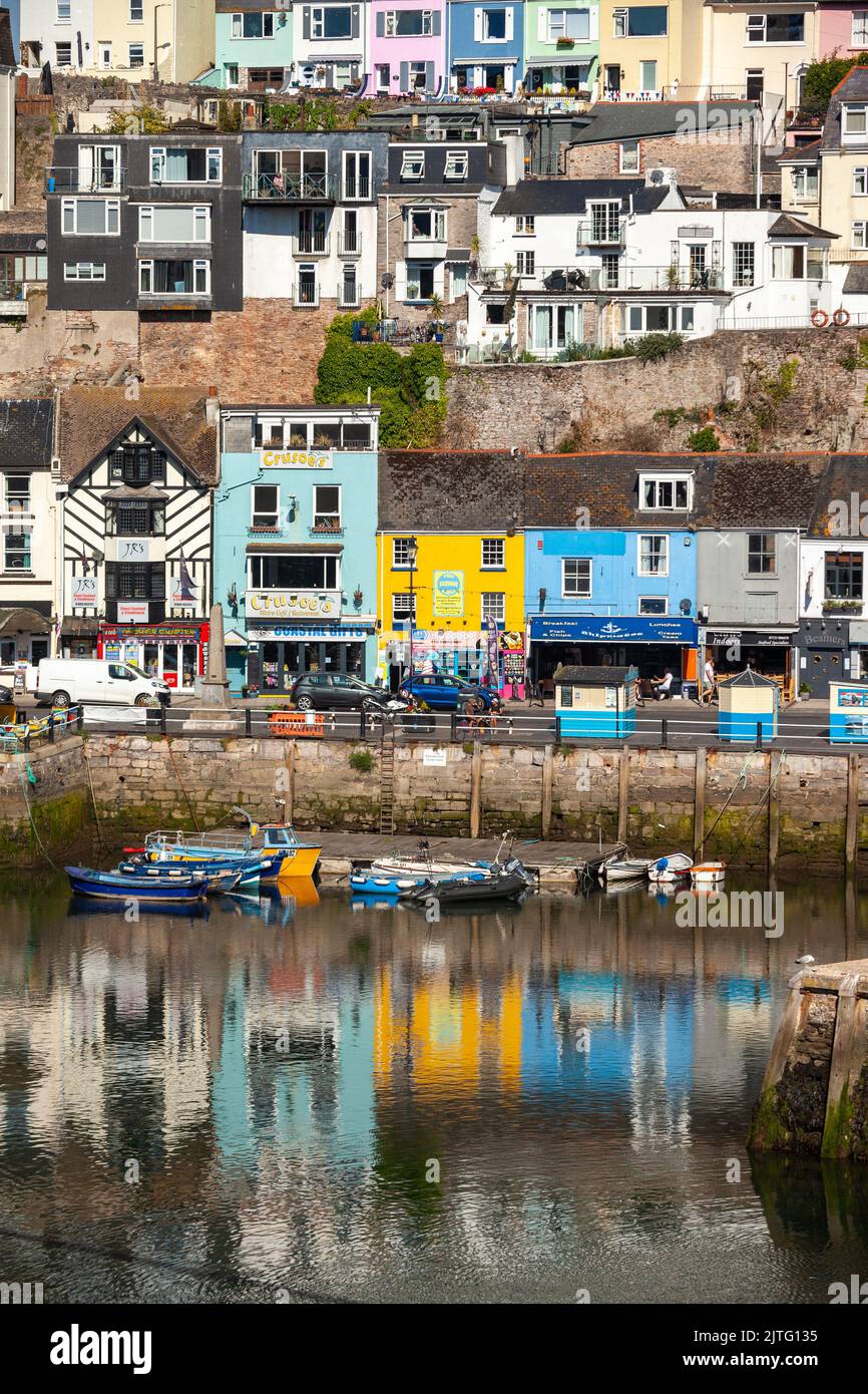 Port de Brixham à Devon. Banque D'Images