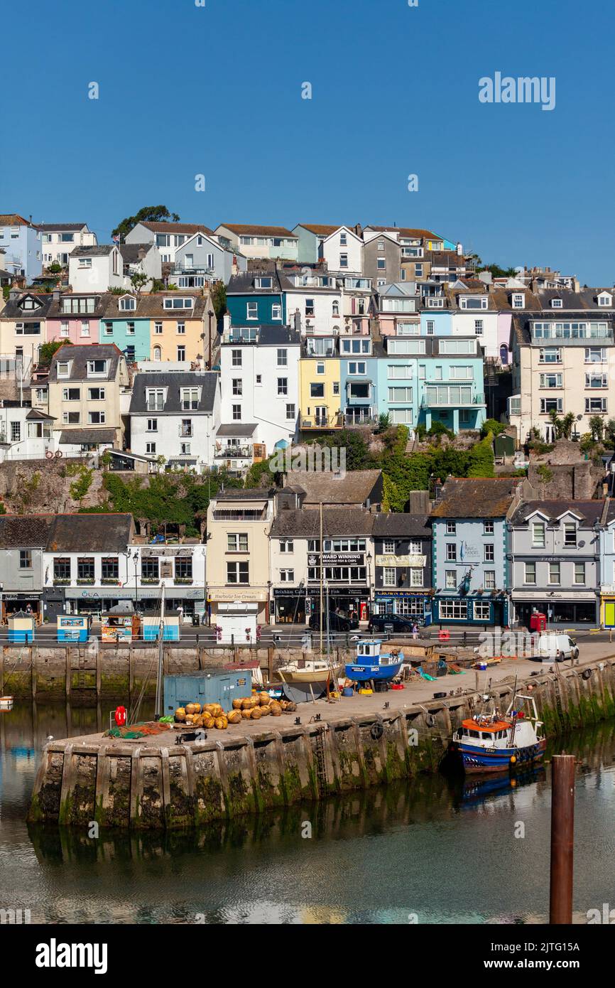 Port de Brixham à Devon. Banque D'Images