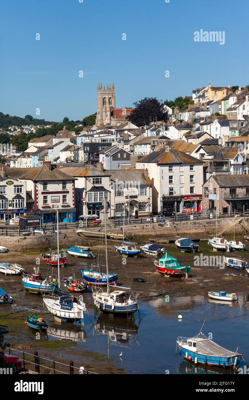 Port de Brixham à Devon. Banque D'Images