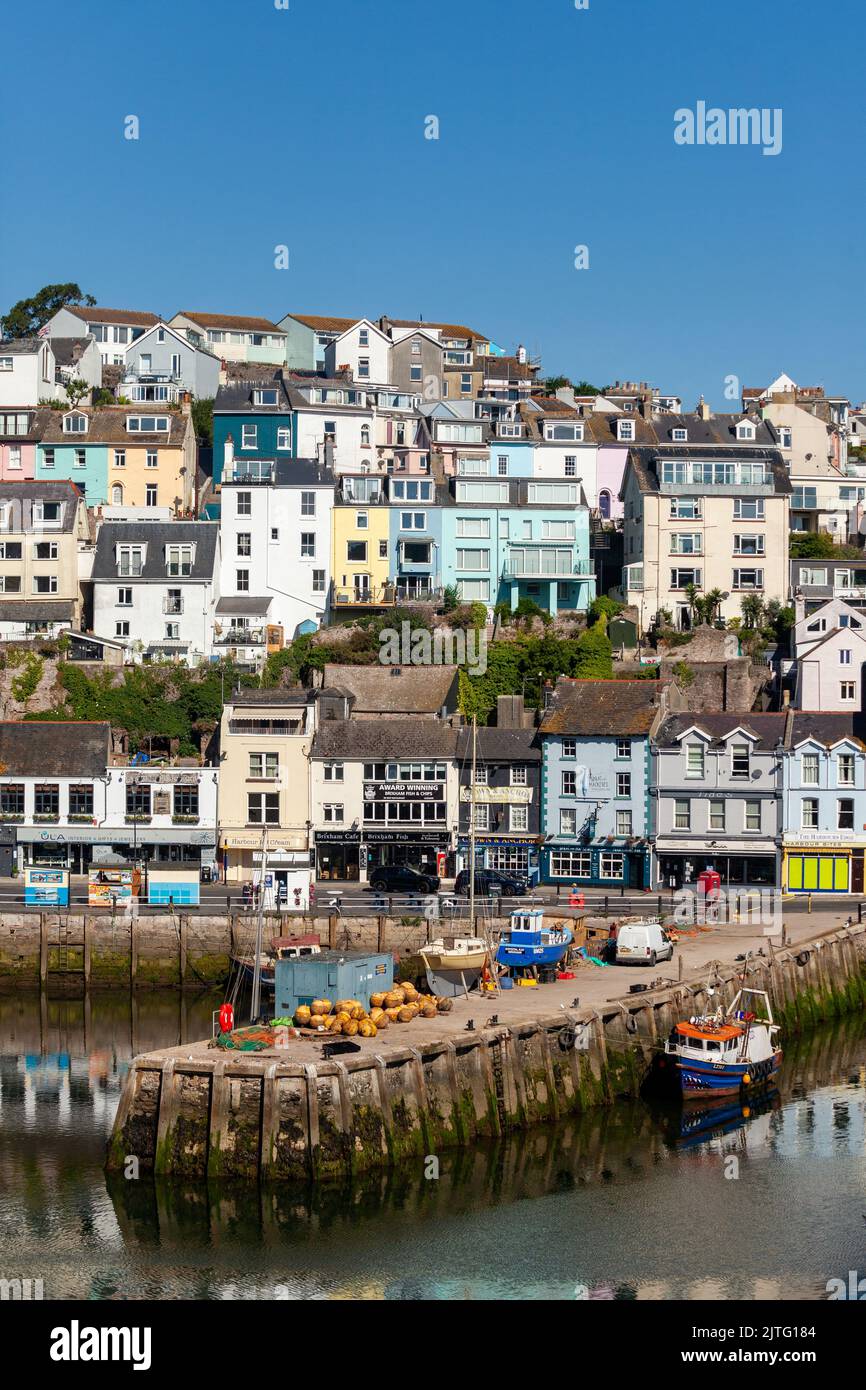 Port de Brixham à Devon. Banque D'Images