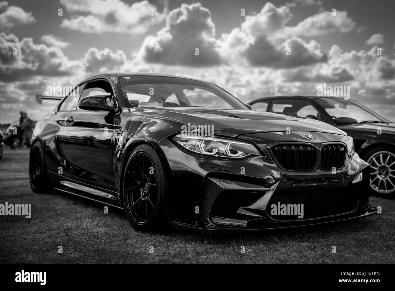 Concours BMW M2, exposé au Bicester Heritage Scramble, qui célèbre 50 ans de BMW M. Banque D'Images