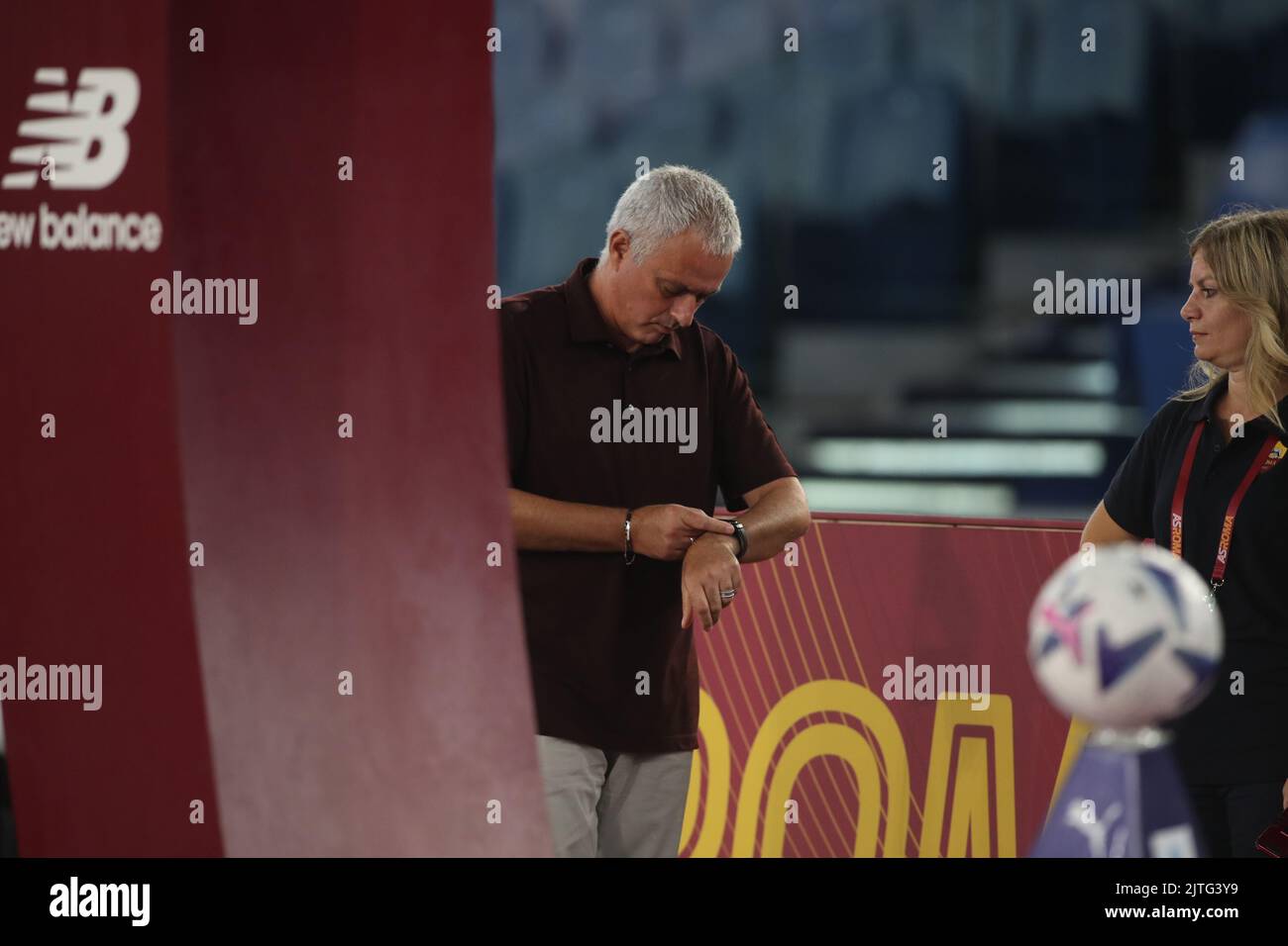 Rome, Italie. 30th août 2022. ROME, Italie - 30.08.2022: En action pendant le TIM série italien Un match de football entre COMME Roma vs Monza Calcio au stade olympique de Rome. Crédit : Agence photo indépendante/Alamy Live News Banque D'Images