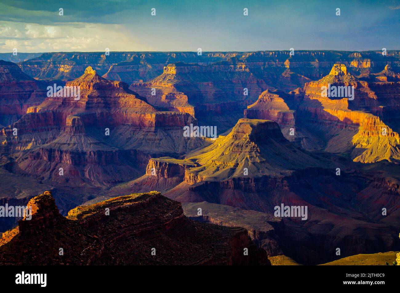 Le Parc National du Grand Canyon en Arizona Banque D'Images