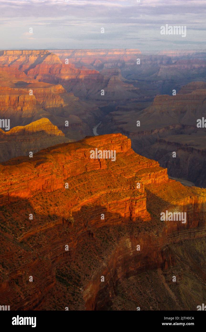 Le Parc National du Grand Canyon en Arizona Banque D'Images