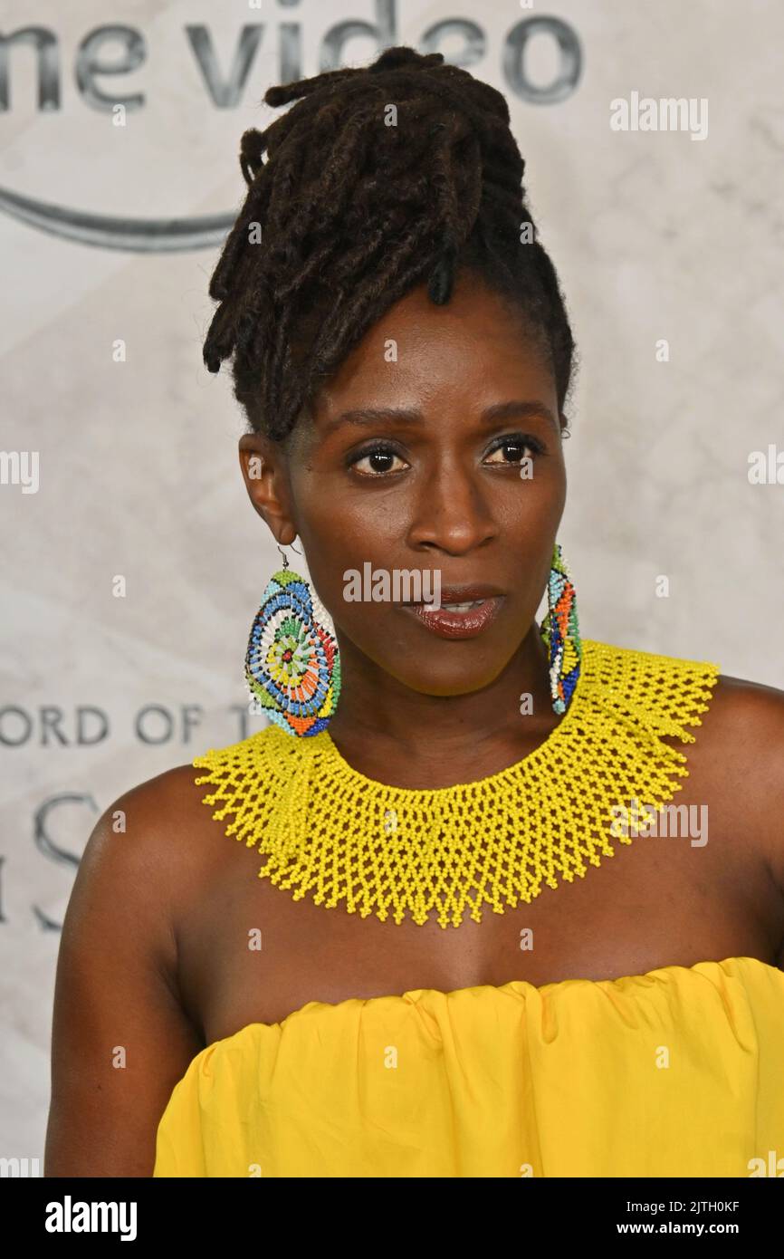 Londres, Royaume-Uni - 30 août 2022 Sharon Duncan Brewster au Lord of the Rings, premier ministre mondial des anneaux de puissance à Odeon, Leicester Square, Londres. Credit: Nils Jorgensen/Alay Live News Banque D'Images Londres, Royaume-Uni - 30 août 2022 Sharon Duncan Brewster au Lord of the Rings, premier ministre mondial des anneaux de puissance à Odeon, Leicester Square, Londres. Credit: Nils Jorgensen/Alay Live News Banque D'Images