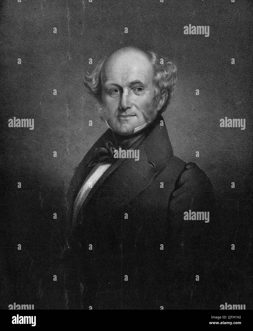 Un portrait du président Martin van Buren. Martin van Buren était le huitième président des États-Unis. Banque D'Images