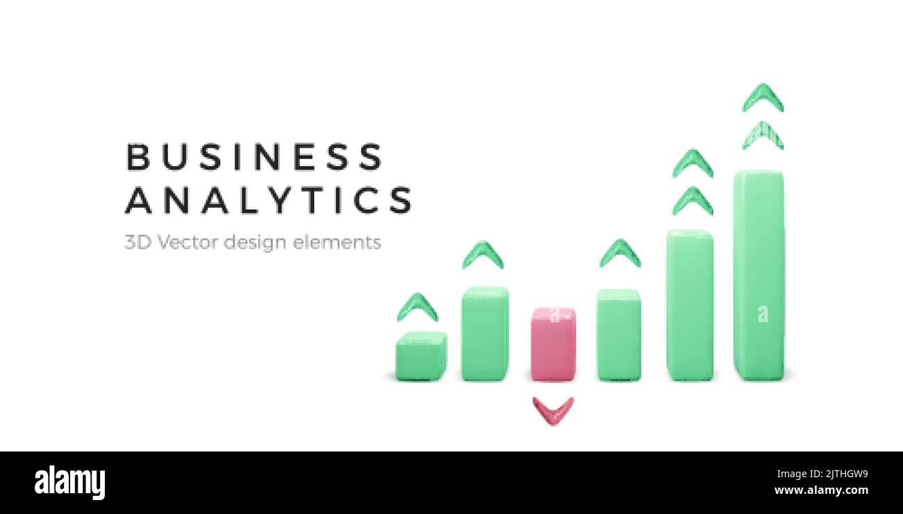 Tableau financier. Graphique de réussite de la stratégie d'actions et d'échanges. Schéma de la stratégie commerciale de profit. Infographies vertes et rouges avec flèches. Vecteur illus Illustration de Vecteur