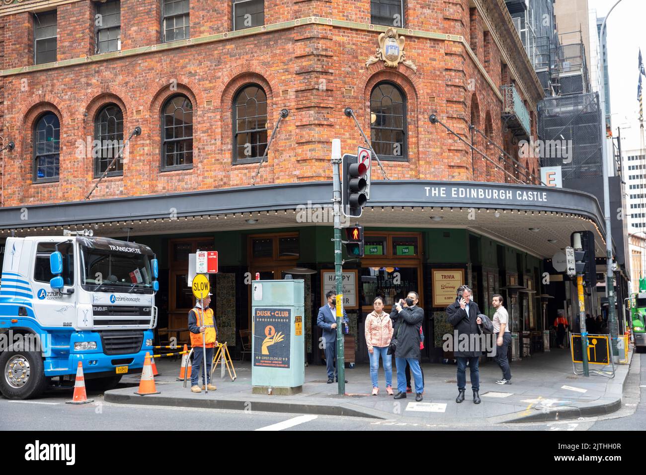 Le pub de la maison publique du château d'Édimbourg dans le centre-ville de Sydney, Nouvelle-Galles du Sud, Australie Banque D'Images