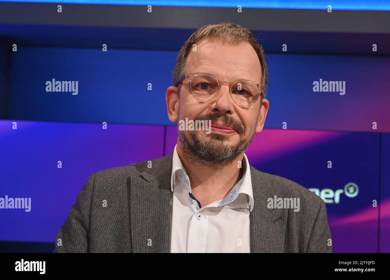 Cologne, Allemagne. 30th août 2022. Le journaliste sportif Hajo Seppelt en tant qu'invité sur le salon ARD 'Maischberger Credit: Horst Galuschka/dpa/Horst Galuschka dpa/Alay Live News Banque D'Images