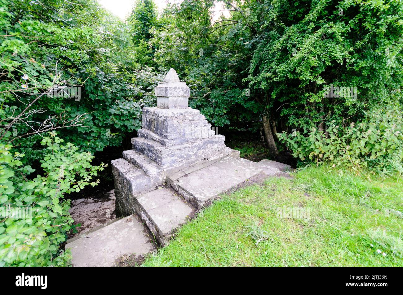 Entrée à une crypte, République d'Irlande Banque D'Images