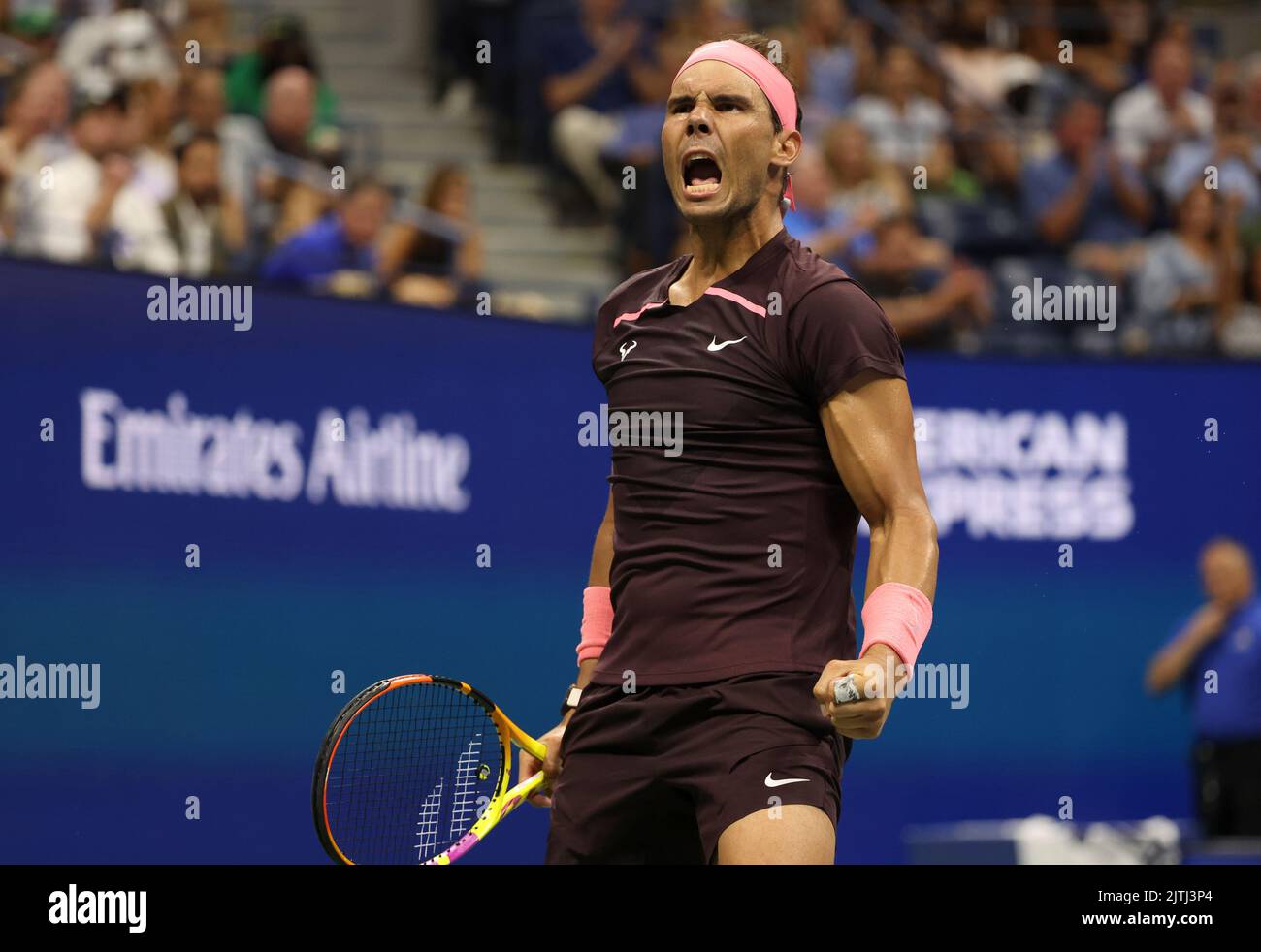 New York, Etats-Unis, 31/08/2022, Rafael Nadal d'Espagne pendant le jour 2 de l'US Open 2022, 4th Grand tournoi de tennis de la saison sur 30 août 2022 au Centre national de tennis de l'USTA à New York, Etats-Unis - photo Jean Catuffe / DPPI Banque D'Images