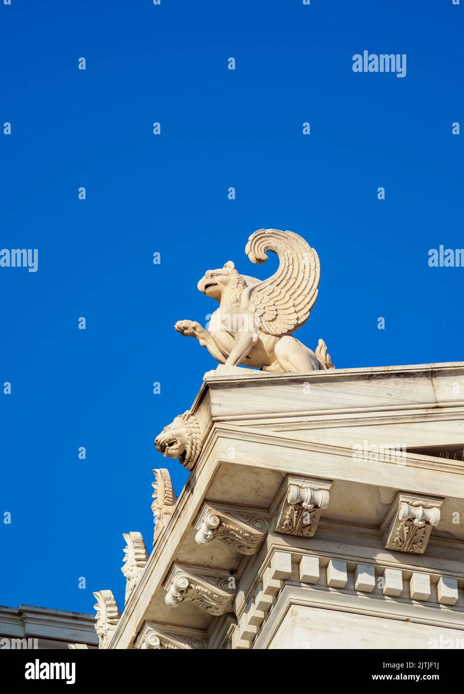 Zappeion Hall, vue détaillée, Athènes, Attique, Grèce Banque D'Images