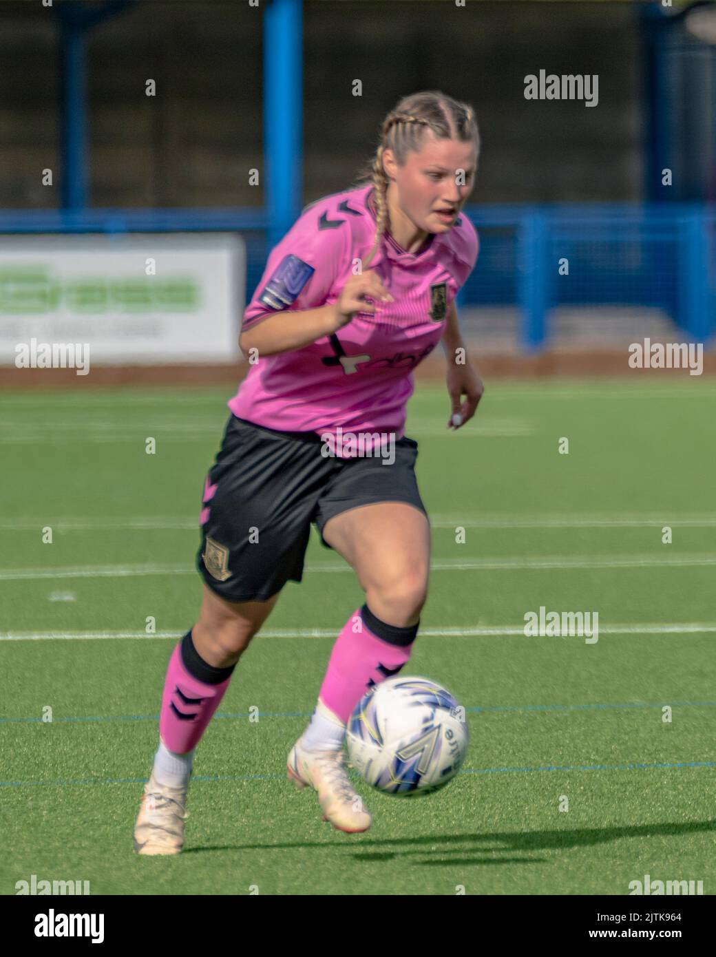 Leek Town Ladies v Northampton Town Women - FA Womens National League Division One Midlands - 28 août 2022 Leek,Royaume-Uni:Northampton Town Ladi Banque D'Images