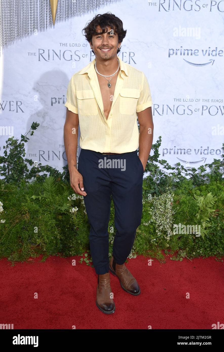 Michael Cimino arrive à la première de Los Angeles « The Lord of the Rings: The Rings of Power » qui s'est tenue aux studios Culver de Culver City, CA sur 15 août 2022. © OConnor / AFF-USA.com Banque D'Images