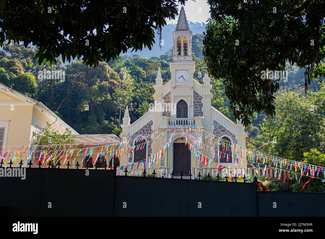 église de notre dame de miséricorde dans le quartier de botafogo à rio de janeiro Brésil. Banque D'Images