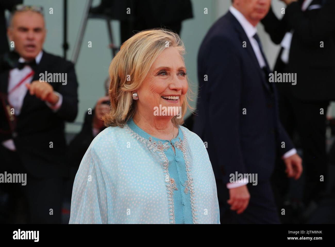 Venise, Italie, le 31st août 2022, Hillary Clinton à la cérémonie d'ouverture et au gala du bruit blanc propose le tapis rouge au Festival du film de Venise 79th en Italie. Doreen Kennedy / Alamy Live News Banque D'Images