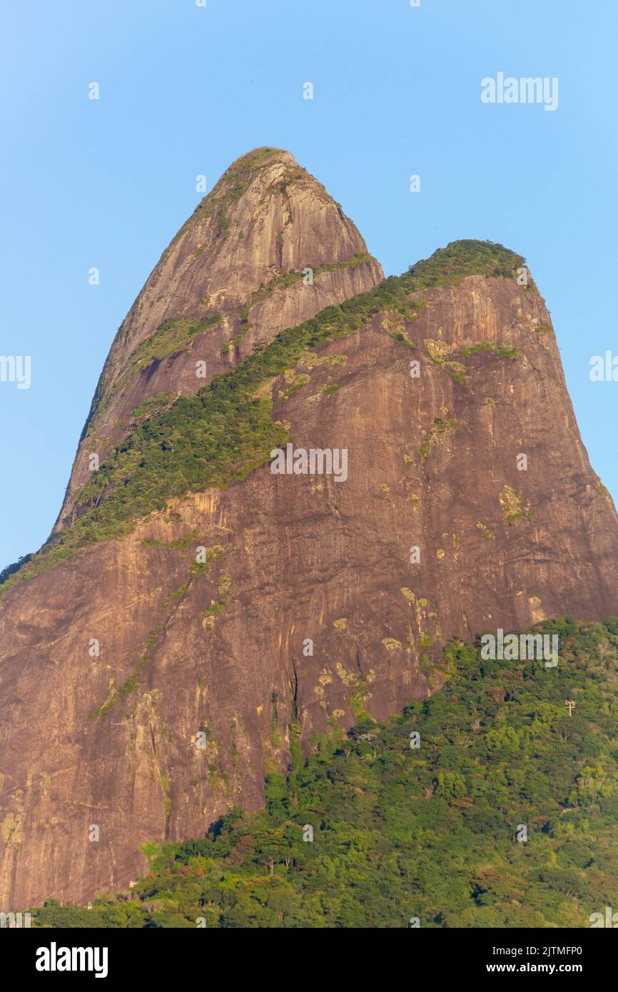 Deux frères de colline Rio de Janeiro Brésil.. Banque D'Images