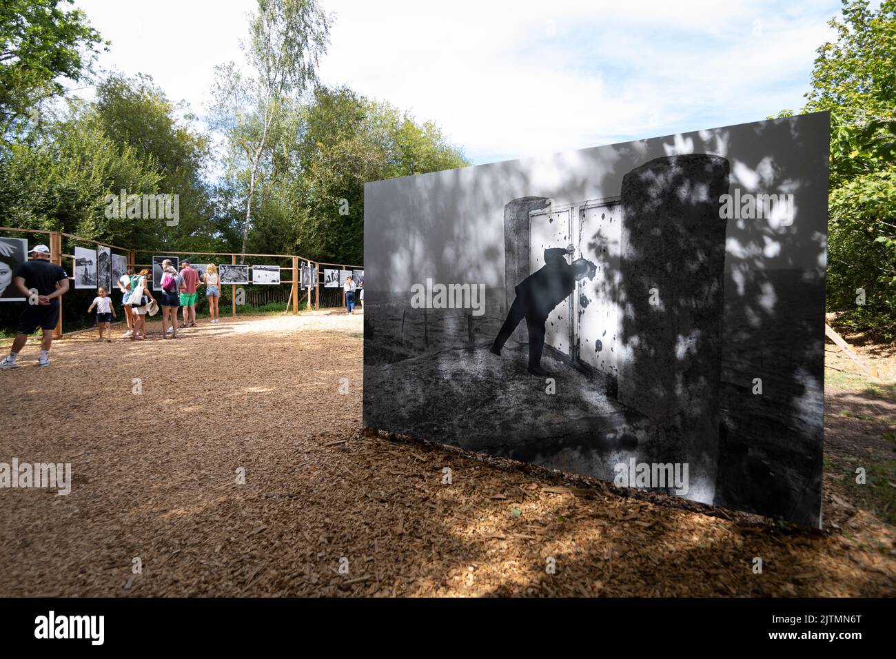 Festival photo en plein air de la Gacilly 2022, photos d'Abbas Banque D'Images